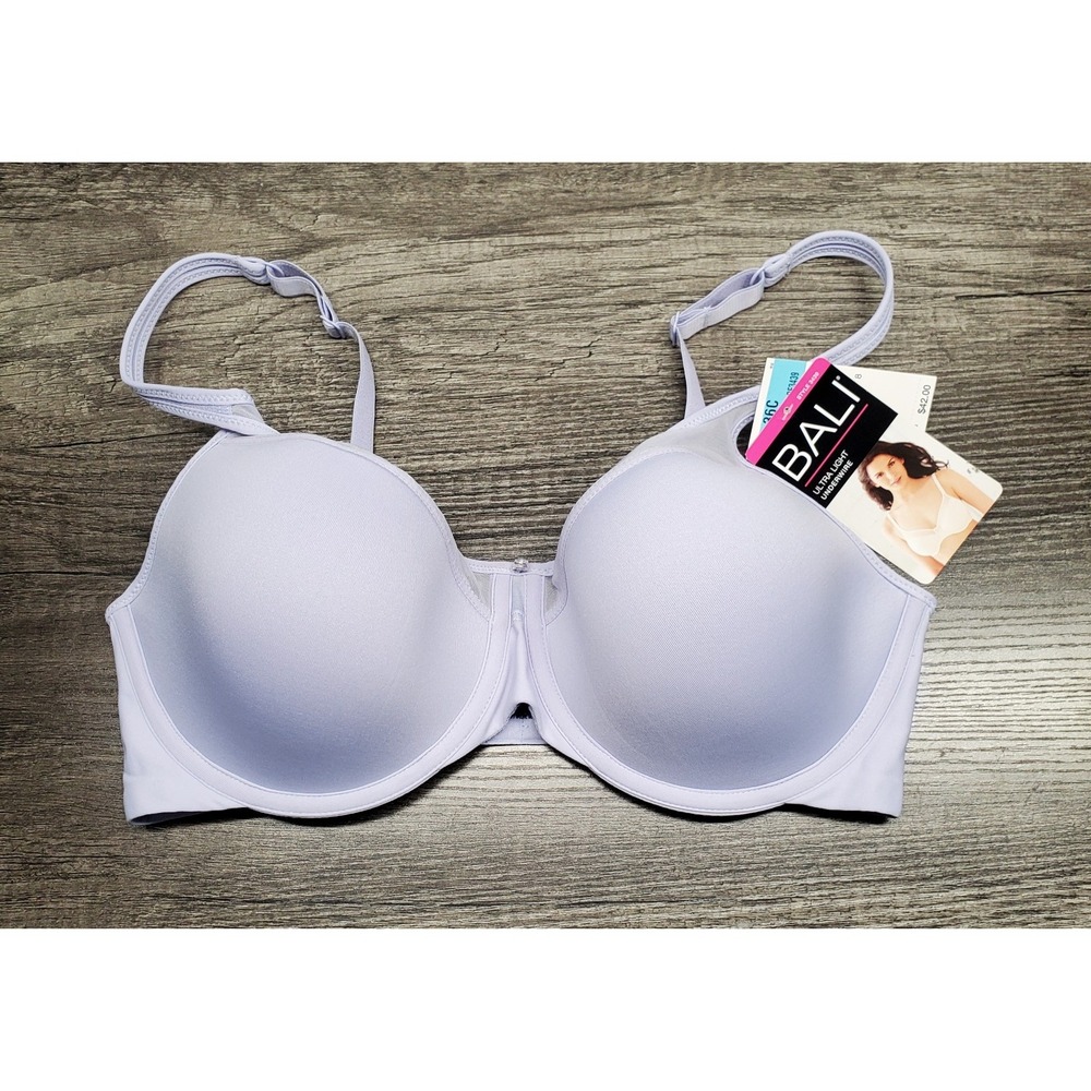 Bali Bra 36C Ultra Light Shaping Underwire Lavendar Moon  #DF3439 NWT